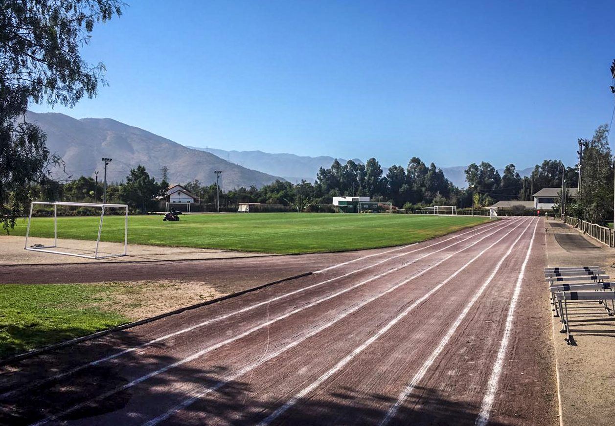 Pista atlética del colegio